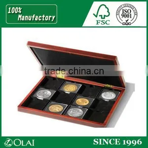 YiWu Manufacturer Produce Wooden Commemorative Coin Safe Box, Coin Bank Boxes thumbnail-1
