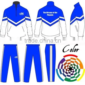 2015 OEM Latest Design Mens Polyester Tracksuit thumbnail-1