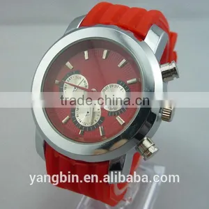 2015 Hot Sale Wholesale Silicone Band Factory Watch for Girl and Lady. thumbnail-3