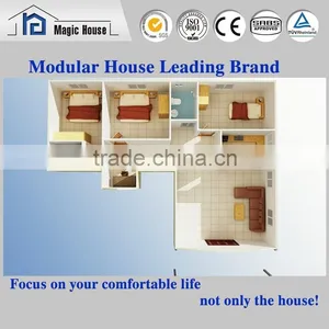 Low Cost Modern Design Light Gauge Steel Frame Prefabricated House Price thumbnail-2