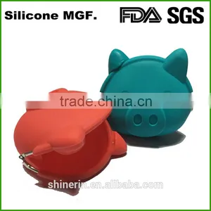 Women Girls Wallet Cute Cartoon Animal Silicone Jelly Coin Bag Purse Kids Gift thumbnail-1