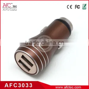 Hammer Design RoHS CE FCC Certified Quick Charge Adapative Perfect Electric Travel Dual USB Vehicle Charger thumbnail-5