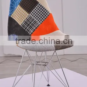 Fashional Living Room Emes Patchwork PP Frame DSR Eiffel Chair thumbnail-2