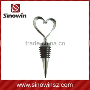 Fancy Wine Bottle Stopper With Heart Design thumbnail-1