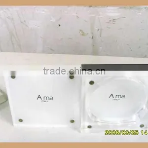 GH-P0041 Clear Acrylic Paperweight Photo Frame, Plastic Photo Frame thumbnail-1