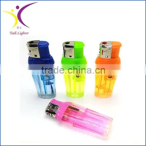 Transparent Big Flower Vase Electric Cigarette Lighter for Men thumbnail-1