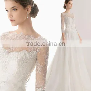 Stylish White Wedding Dress thumbnail-2