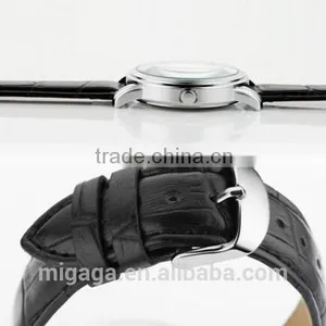 Men's/Women's Fashion Leather Band Couples Quartz Wrist Watch Sales Gift thumbnail-3