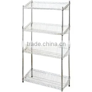 Modern Design Metal Mini Wall Shelf for Clothes Storage Metal Corner Shelf Metal Book Shelves thumbnail-2