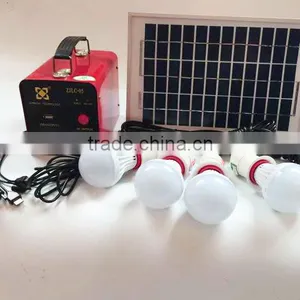 Factory 5W Portable Mini Solar System With Mobile Charger And USB Output thumbnail-3