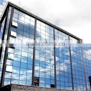 6mm Toughened Glass Curtain Wall, Exterior Glass Wall Panels thumbnail-4