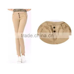 New Ladies' Colored Denim Jeans (DS120192) thumbnail-1