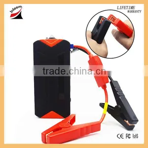 Factory Price 12000mAh for Gasoline and Diesel Cars Lithium Car Jump Starter With Safety Hammer thumbnail-1