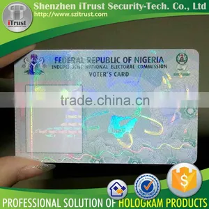 Custom id Card Hologram Overlays id Card Lamination Film Holographic Overlays Film Quality Choice thumbnail-2