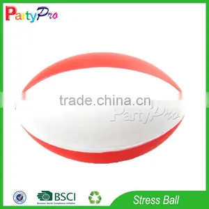Partypro Hottest High Quality Colorful Custom Logo Wholesale Cheap Rugby Stress Toy thumbnail-3