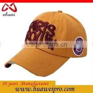 Baseball Golf Hat Unisex Vintage Washed 6 Panel Golf Cap Hat Factory thumbnail-1