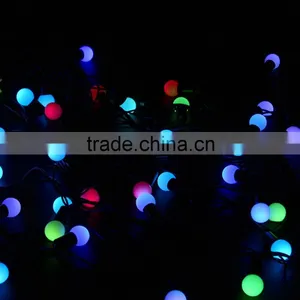 AC 110V 5M Led String Lights With 50led RGB Ball LED Color Changing With 16 Feet Linkable Ball String Christmas thumbnail-5