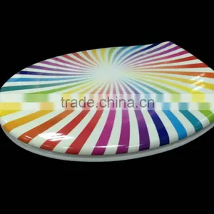 Euro Standard Seats Decorative Round Toilet Seat thumbnail-2