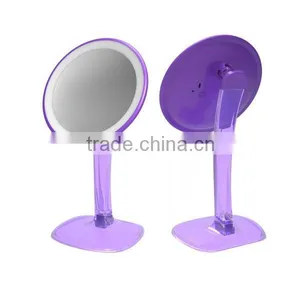 USB Rechargable Desktop Led Makeup Mirror 7x/10x Magnifying thumbnail-2