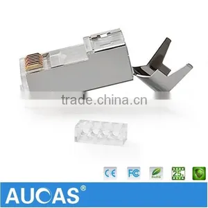 High Quality Cat7 RJ45 Modular Plug For Network Cable Cat7 Aucas Brand Offer Price thumbnail-3