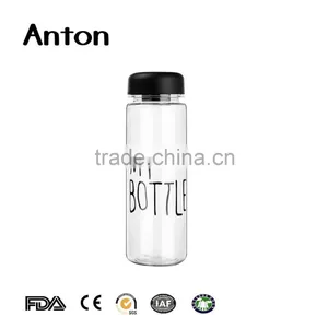 14oz High Quality Stocked Eco-friendly Feature Bpa Free Custom Glass Bottle thumbnail-3