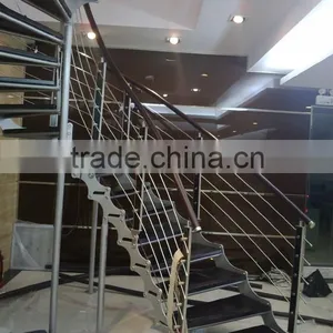 China Leading Customized Steel Curve Stairs Factory Supplier thumbnail-1