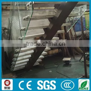 DIY Marble Stone Treads Single Iron Stringer Straight Stairs thumbnail-4