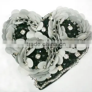 Sequins Fabric Costume Brooch thumbnail-1