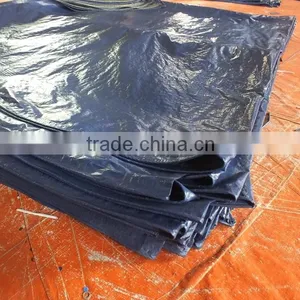 Wholesale China Factory Tarp PP Sliver/blue Triangle Plastic Rope Plastic Sheet Waterproof Anti-aging Antioxidant Factory Sell thumbnail-3