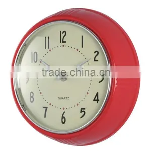 New Arrival Hot Selling 9.5 Inch Plstic/Metal Wall Clock thumbnail-1