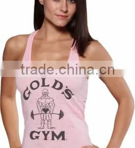 Women Gold Gym Stringers/ Gym Tanks/ Gym Tops thumbnail-1