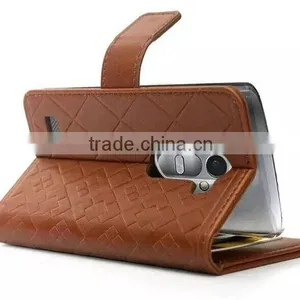New Product Flip Pattern pu Leather Card Slot Pattern Case for LG Leon With Stand thumbnail-1