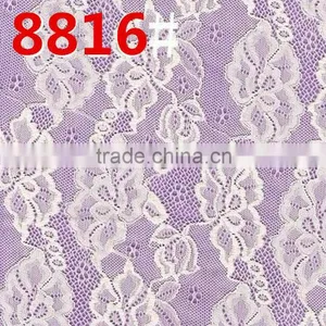 TH-8816 Best Selling Good Price Strech Nylon Lace Fabric thumbnail-2
