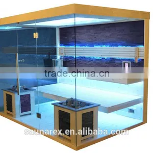 Hemlock Modern Sauna Room With Glass thumbnail-5