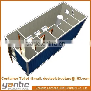 Prefabricated Modular Sanitary Container With Bathroom Toilet Shower for Public Usage thumbnail-1