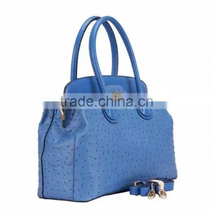 S746-B2798 Women Handbag With Ostrich Cow Leather Bag Hady Handbag Mochila Wayuu Women Bag Ladies Satchel Bags thumbnail-2