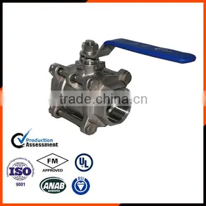 3PC SS304/316 Ball Valve Dn50 thumbnail-1
