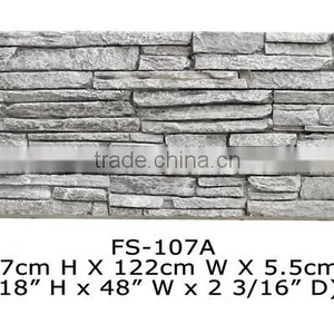Good Price High Quality Beautiful Decorative Polyurethane Stone Panel thumbnail-4