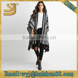 Fashional Poncho Sweater thumbnail-4