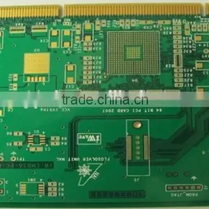 FR4 Green Solder Mask With BGA and Gold Finger Artwork thumbnail-1