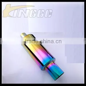 Good Performance Universal Coated Blue Exhaust Pipe thumbnail-1
