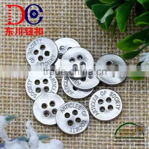 High Quality Four Holes Custom Logo Sew Button for Shirt thumbnail-1