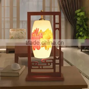 2016 Hot Selling Products Decal Pastel Wood Desk Led a Table Lamp thumbnail-1