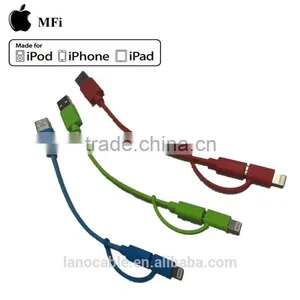 Mobile Phone MFi Certified 2 in 1 Usb Charger Cable thumbnail-2