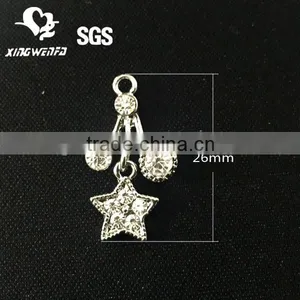 Splended Star-shape Rhinestone Pendant Custom Pendant Underwear Jewelry 4953# thumbnail-1