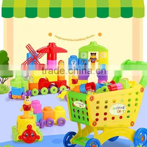 108PCS Creative Building Blocks Cart Toys Plastic Kids Blocks Toys thumbnail-5