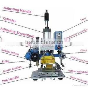 TAM-90-3 Leather Paper and Plastic Pneumatic Hot Stamping Machine thumbnail-3