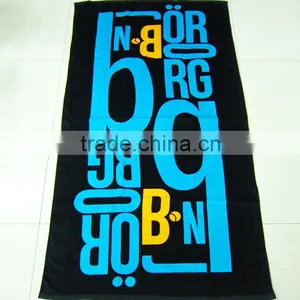 2015 Velvet Printing Style Logo Brand Towel With Letters Image thumbnail-2