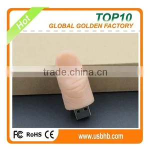 Wholesale Mini Gift Novelty Finger Shape Usb Flash Drive Cartoon Thumb Usb Pen Drive thumbnail-1