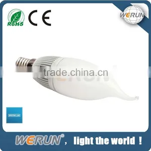 Candelabra Bulb E27/e26/b22/e14 3w Led Candle Bulb thumbnail-1